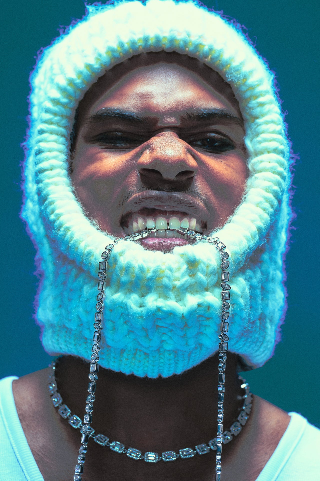 DARKAI Snow Hood Campaign Portrait