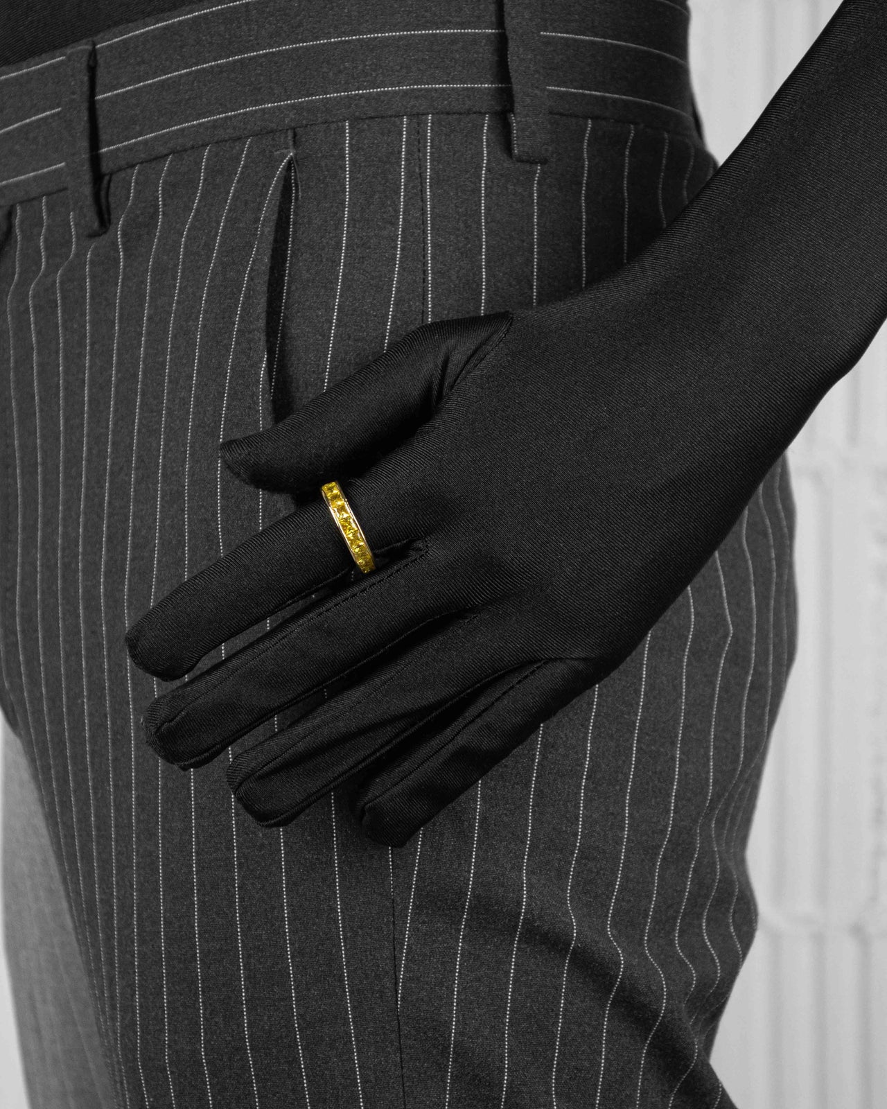 yellow gold ring with yellow stones for man and women