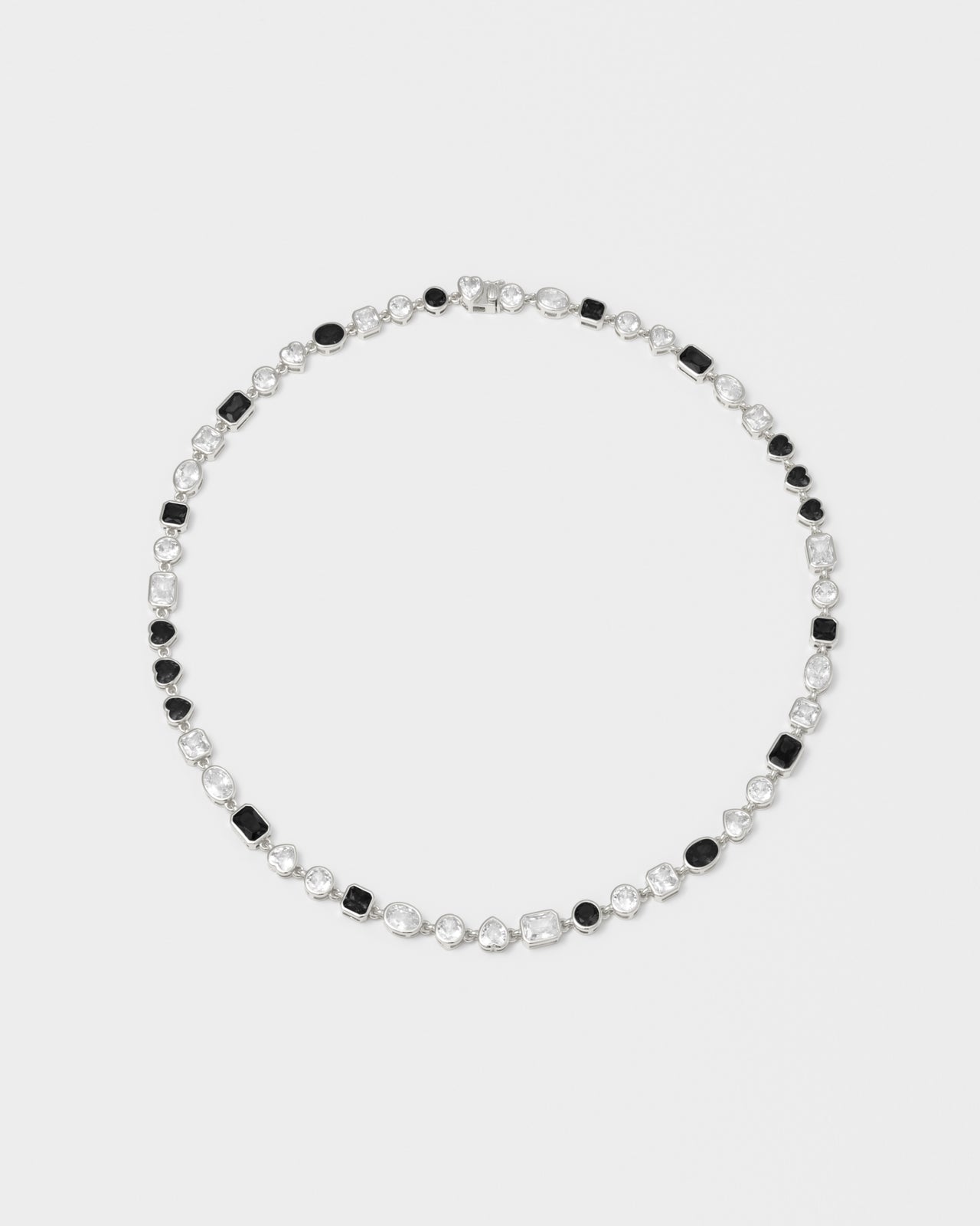 DARKAI Black and White Mixed Feelings Necklace