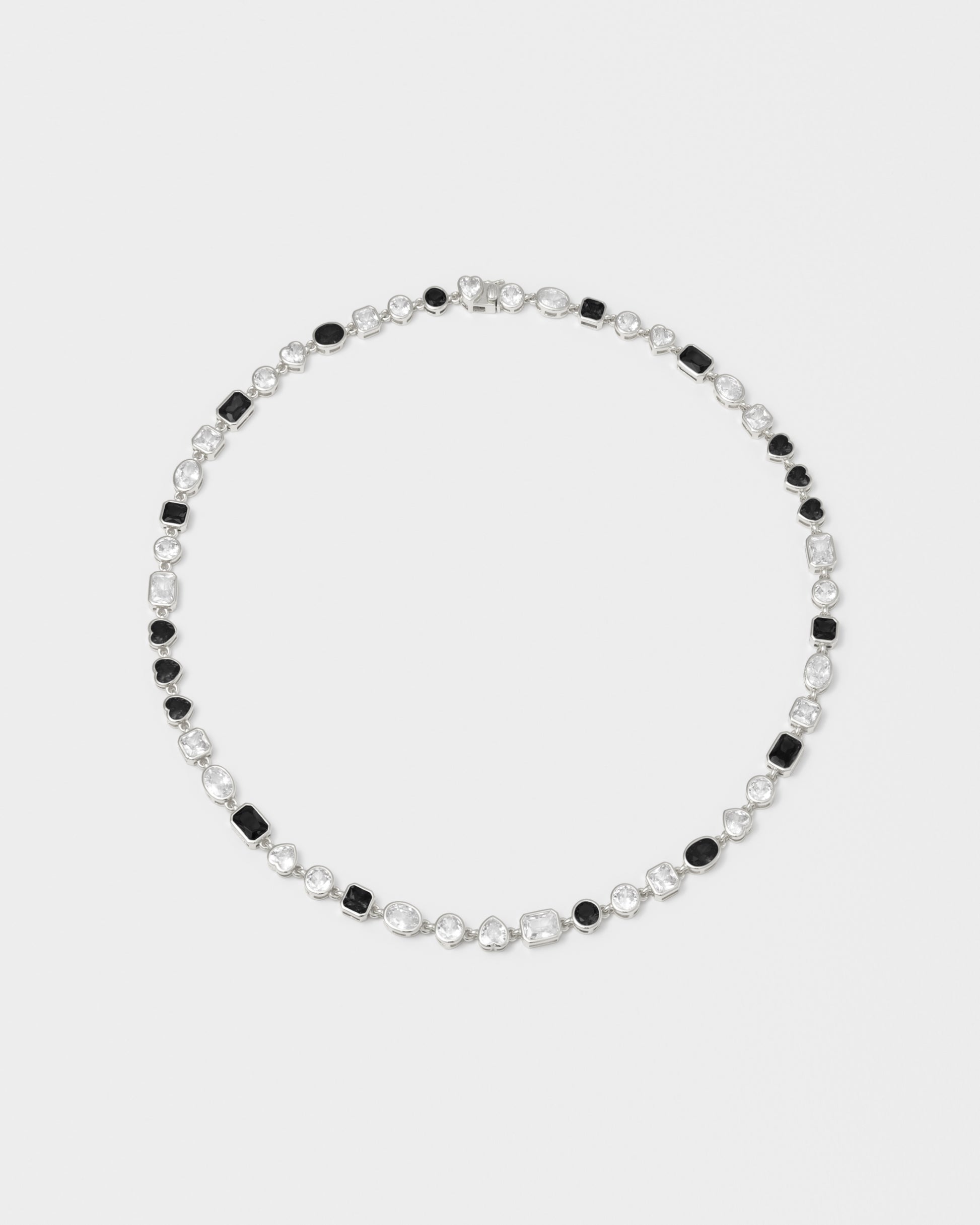 DARKAI Black and White Mixed Feelings Necklace