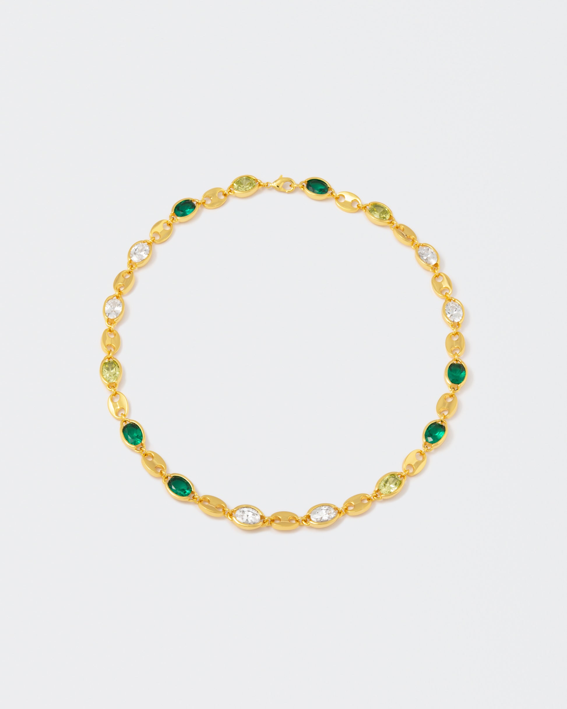 DARKAI Anchor Green Necklace