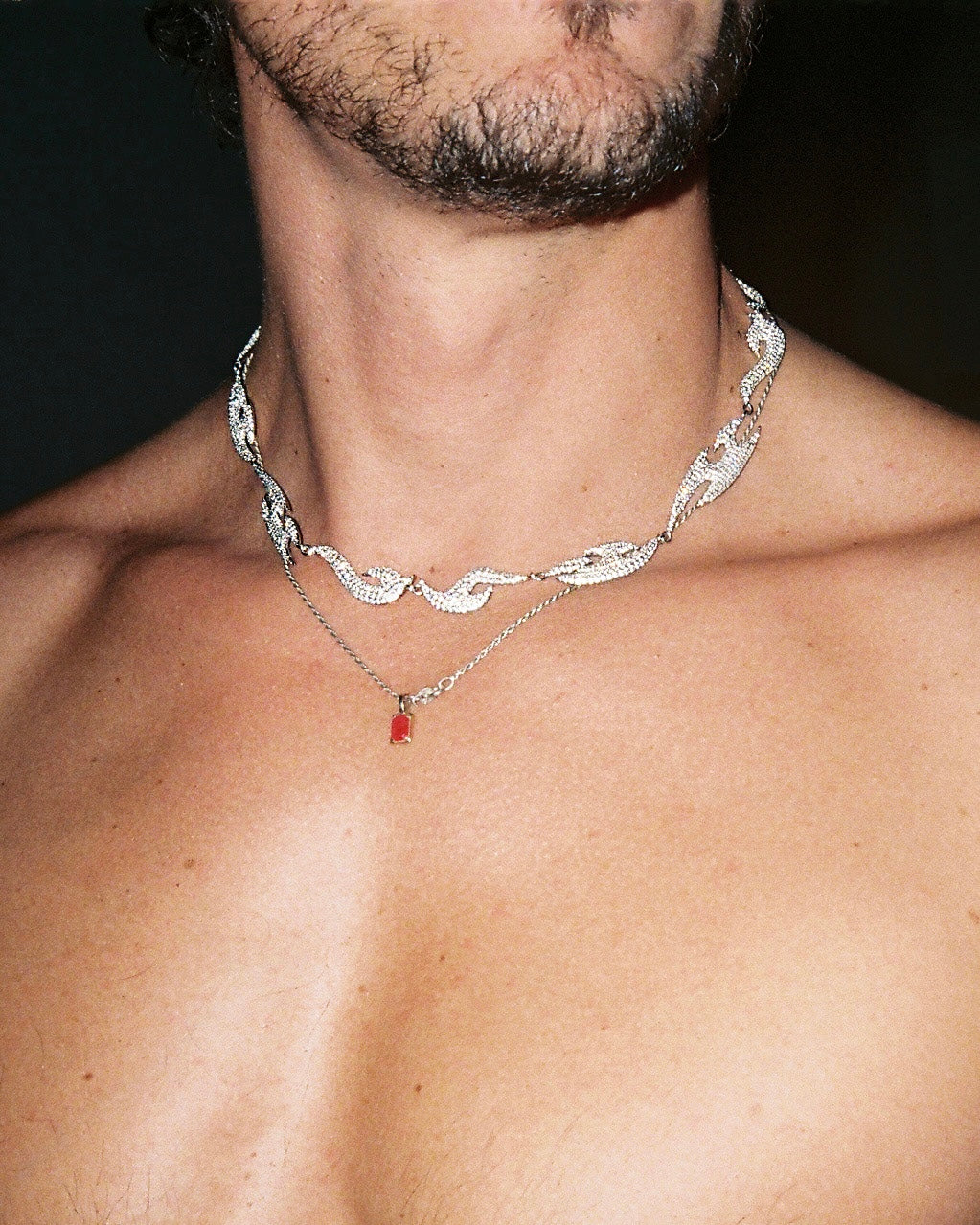 DARKAI x Giovanni Leonardo Bassan Tribal Pavé Necklace